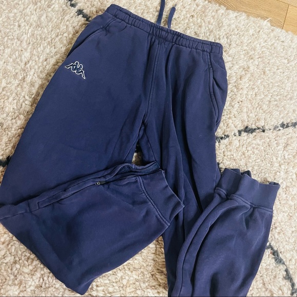 Kappa Pants - KAPPA navy sweatpants